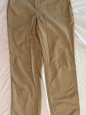 Carhartt FR Women’s Straight-Leg Utility Pants in Khaki/Tan